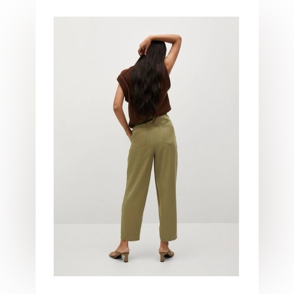 Mango Green Pants - Picture 3 of 6